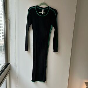 Anthropologie black sweater dress
